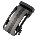 Men's Belt Buckle Accessories Business Ratchet Automatic Alloy Metal Buckle For 3.5cm Width Leather Belt Strap No Holes