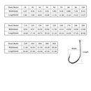 50pcs/'10pcs Maruseigo Fishing Hooks High Carbon Steel Carp Fishing Hook Set High Carbon Steel Sharp Barbed Offset Fishhook Box