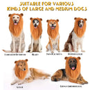 Funny Pet Hat Lion Mane Dog Cat Cosplay Dress Up Puppy Halloween Christmas Pet Supplies Lion Wig Costume Party Decoration