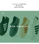 Men's Women's Slippers Summer Breathable Sandals Non Slip Outdoor Couples Shoes EVA Home Orginal Thick Shoes Fashion Beach Soft