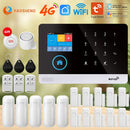Tuya Wireless Home Alarm System 2G 4G Smart Home Alarme Residencial WIFI Alarme Maison Support Smart Life App ALexa Google Home