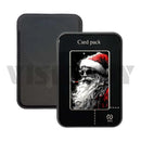 Magnetic Card Holder Wallet Case for iPhone, NFC Function, DIY Phone Cases, Christmas Gifts, E ink, 4 Color Screeen