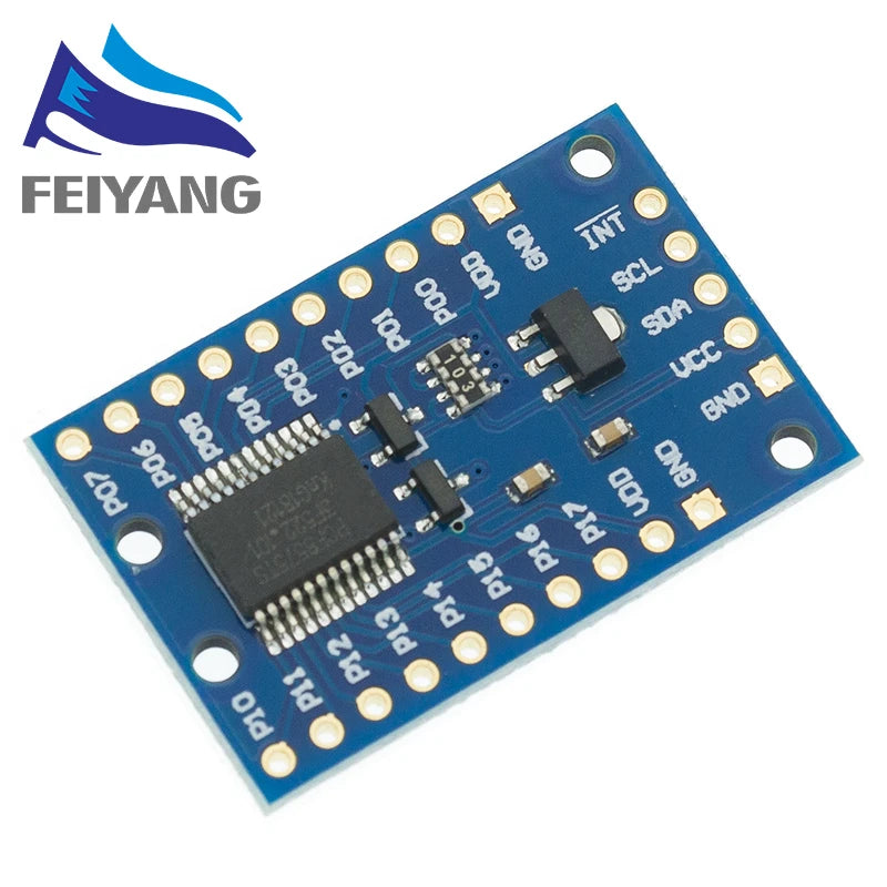 PCF8575 Module Expansion IO port Expander board DC 2.5-5.5V I2C communication control 16 IO ports For Arduino