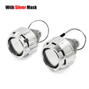 Ronan 2pcs LHD 2.5 inch Bi-xenon Ver 9.5 Car Headlight Projector Lens for H1 H4 H7 Socket Car Retrofit Upgrade