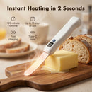 The Spread | USB-C Rechargeable Electric Heated Butter Knife for Cold Butter, Cheese & Toast