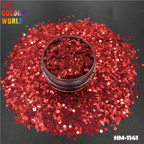 TCT-415 Mix Color Chunky Shinning Laser Nail Glitter Nail Art Decoration Body Art Tumbler Crafts Accessories Festival Supplier