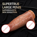 Realistischer Dildo für Frauen – Lebensechter riesiger Penis mit starkem Saugnapf für freihändiges Spielen, Sexspielzeug für Vaginal, G-Punkt und Anal