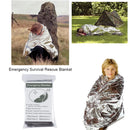 1-20pcs Emergency Mylar Thermal Blanket Foil Space Blanket Designed for NASA Body Warmer Outdoor First Aid Camping Hiking Travel