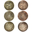 F Retro Incense Holder Metal Dragon and Phoenix Lotus Incense Burners for Incense Sticks Cone Censer Plate Buddhism Home Decor