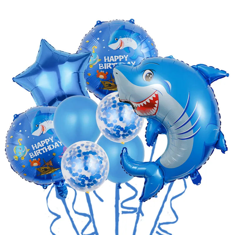 Disney large-size Q version Jellyfish Octopus Hippocampus Ocean Theme Party Decorated with Aluminum film balloon