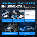 XTOOL D6S Car Diagnostic Tools All System Automotive Scanner For All Car 30+ Services Lifetime Free Update Built-in CANFD FCA