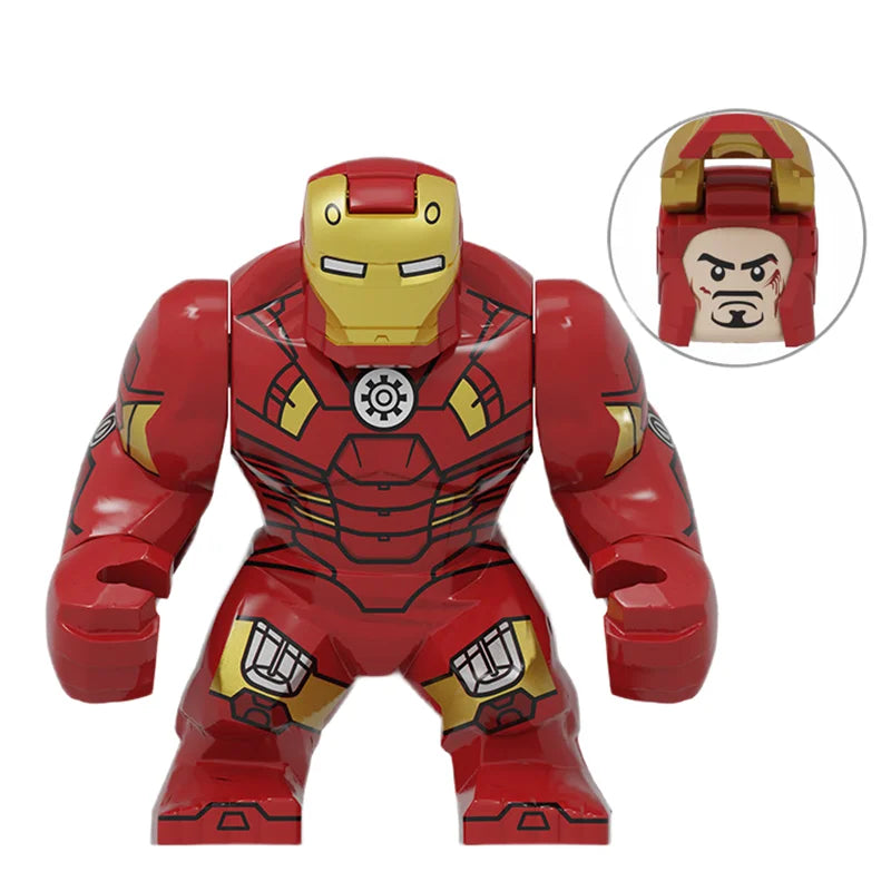 Disney Building Blocks Mini Model Figures Big Goblin Spiderman Iron Man Venom Captain Hawk Deadpool Technic Armor City Gift Toys