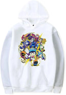 SMG4 Merch All Stars Hoodie for Men and Women Long Sleeve Trendy Comedy Pullover Sweatshirt