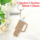 1piece New product Inspired Tumbler Cup Keychain Glitter Acrylic Gift for Cup Lover