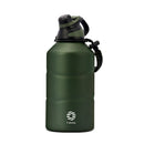 Stainless Steel Thermos, Large Capacity, Cold and Hot Vacuum Bottle with Magnetic Force Cap and Rope, Gym, 1.9L