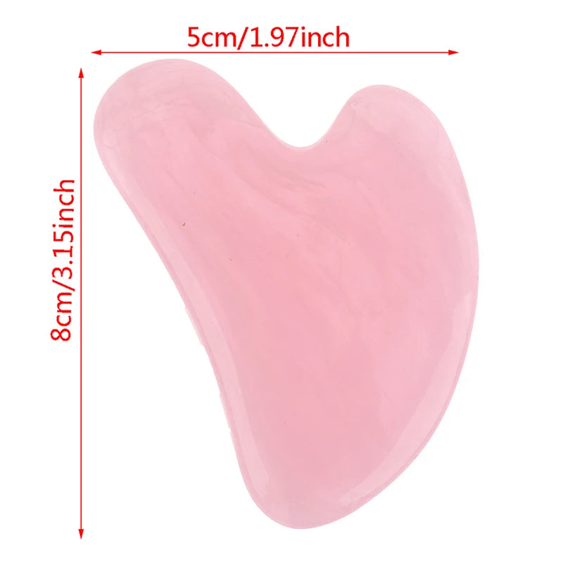 1pcs Guasha Scraping Massage Scraper Face Massager Acupuncture Gua Sha Board Acupoint Face Eye Care SPA Massage Tool