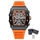 MEGIR Luxury Outdoor Sport Wristwatch for Men Silicone Strap Waterproof Military Quartz Wristwatch Male Clock Chronograph 2218