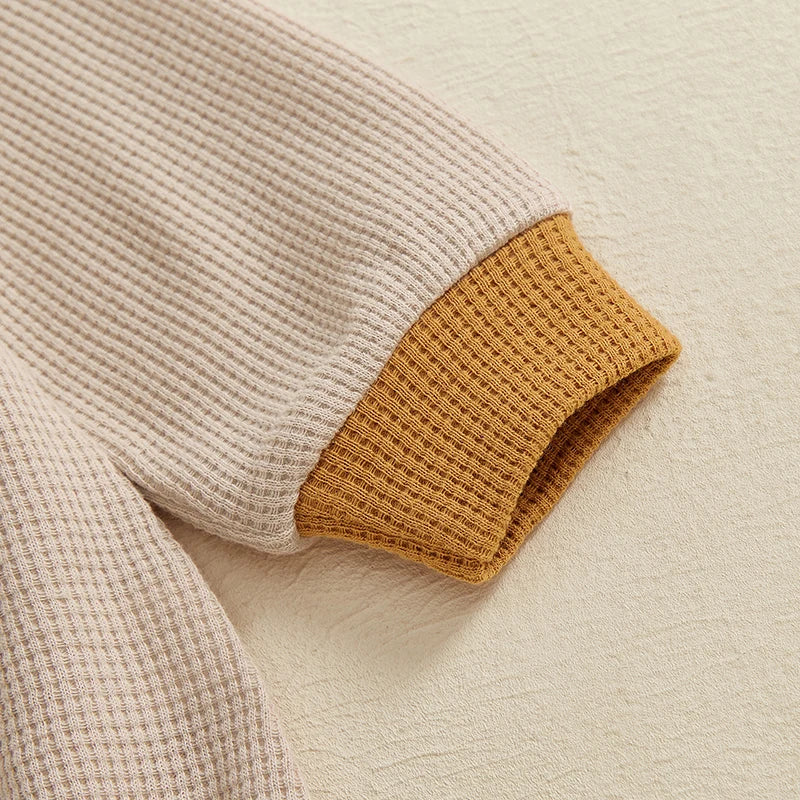 Infant Unisex Hoodies Rompers Easter Outfits Bunny Initial Embroidery Sleeved Spring s Playsuits for Toddlers