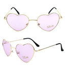FOENIXSONG Women's Sunglasses Cute Heart Frame UV400 Vintage Mirror Glasses for Women Gafas очки Oculos Lentes