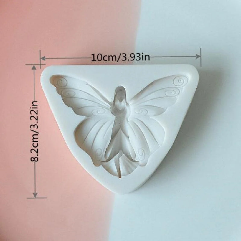 utterfly Fairy Silicone Sugar Making Mold Biscuit Cupcake Chocolate Baking Mold Fondant Cake Decoration Tool Christmas Tool