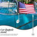 Vehicle Flagpole Holder Suction Cup Flagpole Base Car Parade Flagpole Base Flag Frame Red Flag Flagpole Suction Flagpole Base