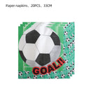 Disposable Colorful Printed Napkins Soccer Football Cafe Party Wedding Square Paper Napkin Baseball Meal Mat Food Grade Napkin
