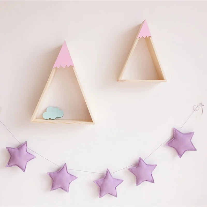 New Nordic Baby Room Handmade Nursery Star Garlands Christmas Kids Room Wall Decorations Photography Props Best Gifts