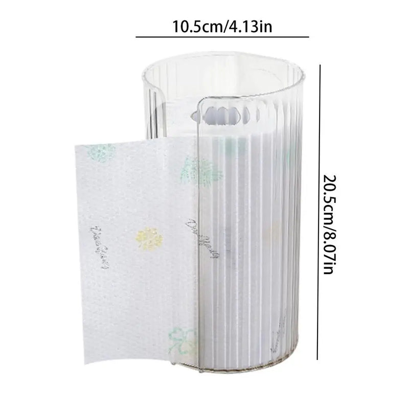 Paper Towel Holder Self Adhesive Wall Mount Kitchen Roll Rack Space Saving Paper Dispenser Waterproof Bathroom Paper Organizer