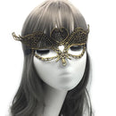 Gold Lace Mask Party Masquerade Halloween Mask Half Face One-Eyed Fox Fun Eye Patch Multiple Shapes