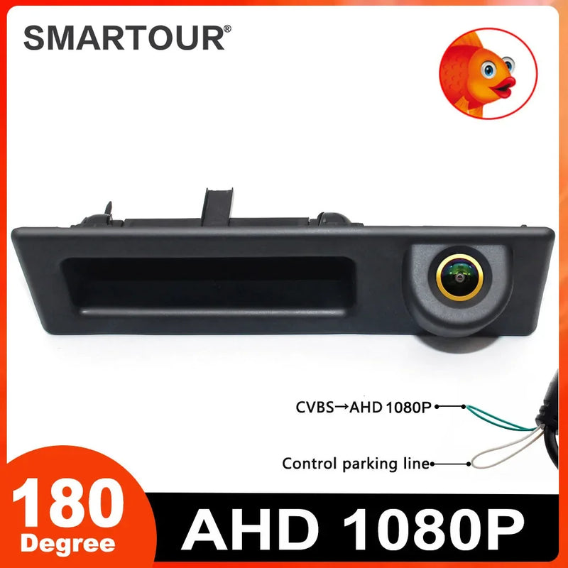 Trunk Handle 1080P Fisheye Car Rear View Camera For BMW 2 3 5 7 Series X1 X3 X4 X5 F30 F32 F36 F10 F11 F25 F48 Parking Reverse