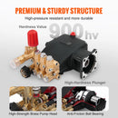 SucceBuy Pressure Washer Pump 3GPM / 4 GPM Shaft Horizontal Triplex Plunger Replacement Power Pumps Kit Compatible with Simpson