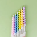 Romantic Heart Thread Candle Creative Party Cake Art Candle Cartoon Birthday Romantic Colorful Fresh Baking Decoration