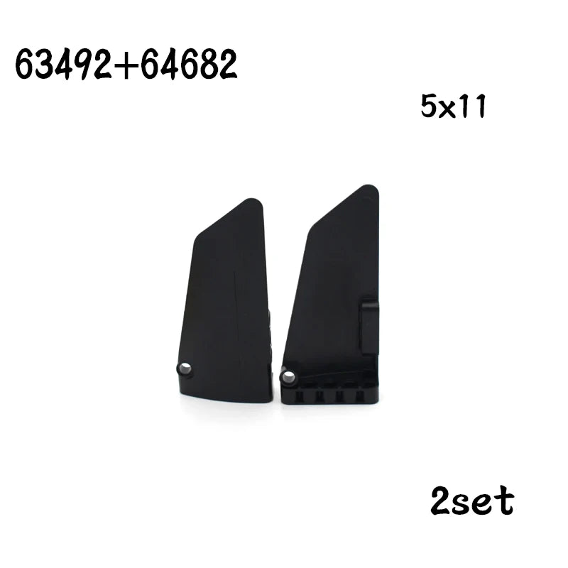 NEW Technical Panel Plate DIY Mechanical Building Blocks MOC Car Parts Brick Toy Gift  24119 62531 64782 11954 18944 18945 24116