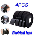 1-4PCS Electric Insulation Sound Absorbing Tape Cloth Tape Cable Car Harness Wiring Multiple Width Options Heat Resistant Tape