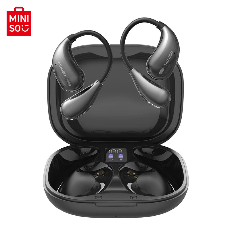 MINISO X33 Intelligent Wireless Headphones Face-to-Face Translation Bluetooth Earphones Wireless Headphones,13mm dynamic coil