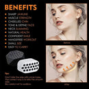 Jawline Exerciser Silicone Facial Jaw Muscle Trainer Fitness Face Masseter Stress Chew Ball Double Chin Reduce Face Lifting Slim