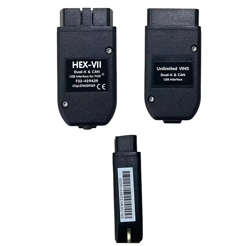 2024 Real Hex V2 25.3 Vag Com ARM STM32F429 Chip Car Diagnostic Tool Coding Function Free Update Hex-V2 For VCDS USB Interface