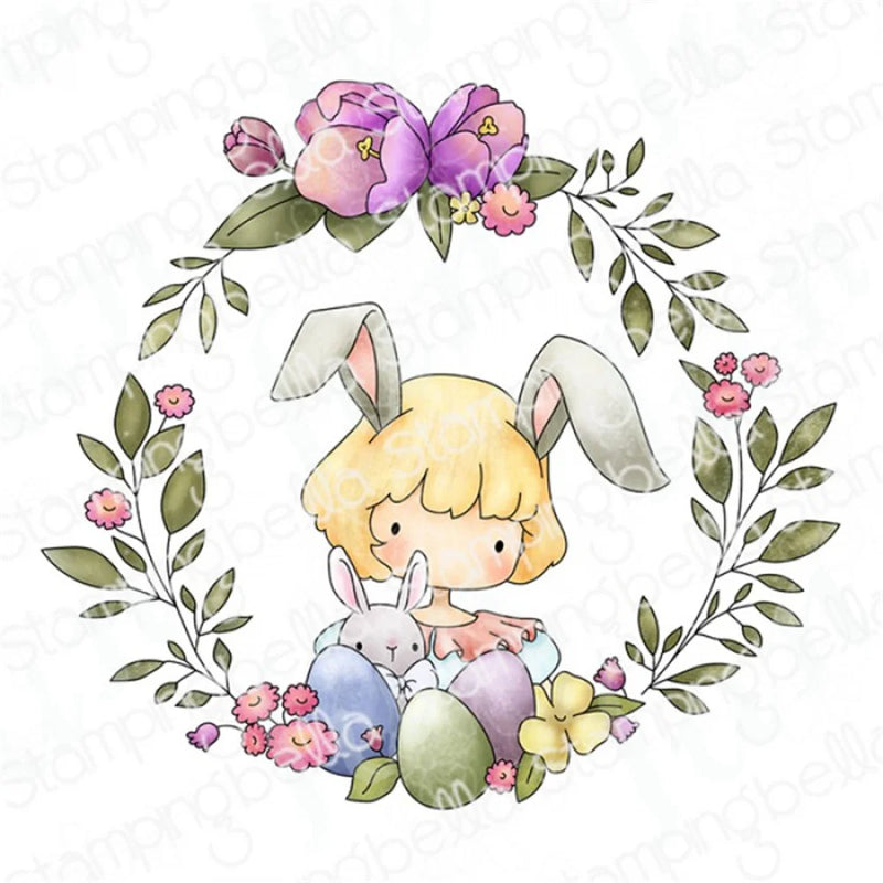 Spring Sentiment Clear Stamps 2024 New Easter Eggs Flowers Metal Cutting Dies Scrapbooking Supplies Greeting Card DIY Handmade