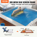 SucceBuy 20x24inch Screen Printing Kit Aluminum Silk Screen Printing Frames with High Tension Nylon Mesh