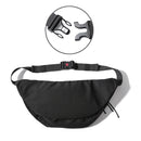 Crossbody Bag Oversized Fanny Pack Waterproof Oxford Chest Bag Cycling Large Gym Waist Bag Belt Bag for Men Women