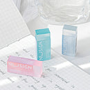 1 Stück Klarer Radiergummi High Light Transparent Weniger Staub für Bleistift Reinigung Schreibwaren Schule A7399