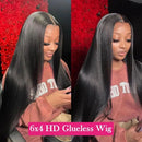 Straight Human Hair Wigs 13x6 Lace Frontal Wig 180% 13x4 Transparent Lace Front Wigs 4x4 Human Hair Lace Closure Wigs For Women
