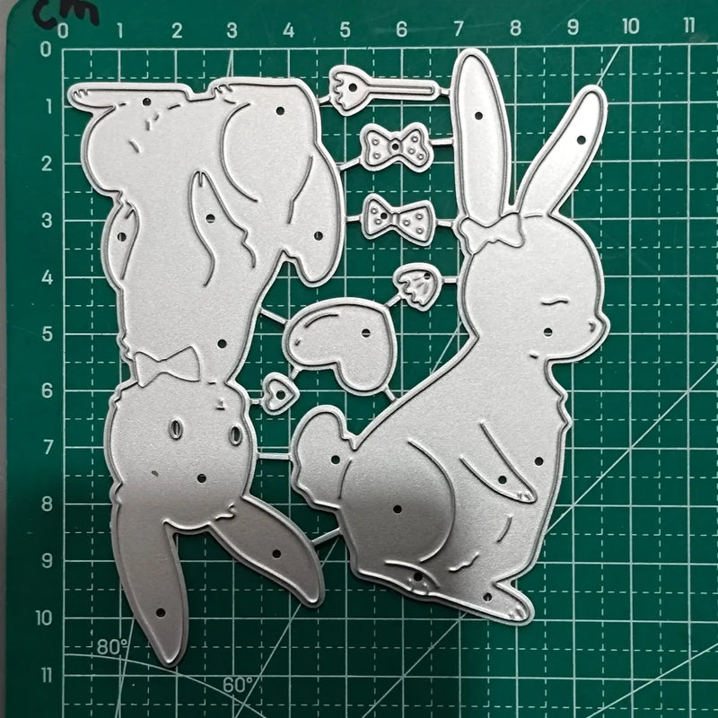 Easter Rabbit Scrapbooking Die Cut Carbon Steel Mold DIY Greeting Card Making Embossed Template Crafts Cutting Dies New Arrivals