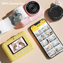 Children Instant Print Camera Wifi 3inch Screen 1080P Video Photo Campus Digital Cam Kids Girl Boy Birthday Christmas Toy Gift