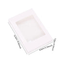 6Pcs Black/White Kraft Paper DIY Gift Box With Window Wedding Birthday Party Decoration Cake Packaging Box Event Party Gift Case