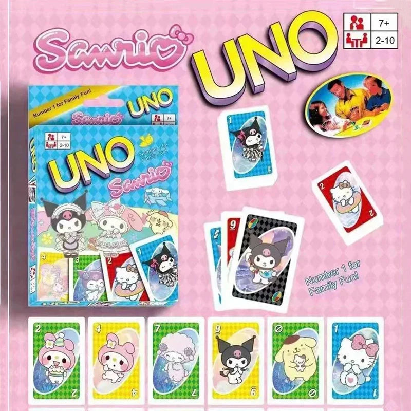 UNO FLIP! Pokemon Board Game Anime Cartoon Phase 10 Pikachu Pattern Family Funny Entertainment Uno Cards Games Christmas Gifts