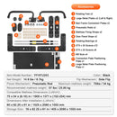 SucceBuy Murphy Bed Kit Full Size Vertical Deluxe DIY Wall Mechanical Hardware Pneumatic Lever Heavy Duty Frame for Guestroom