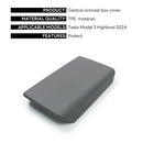 für Tesla Model 3 Highland 2024 TPE Soft Case Auto Mittelkonsolen Armlehnenabdeckung Auto Mittelarmlehnenbox Pad Abdeckung Zubehör