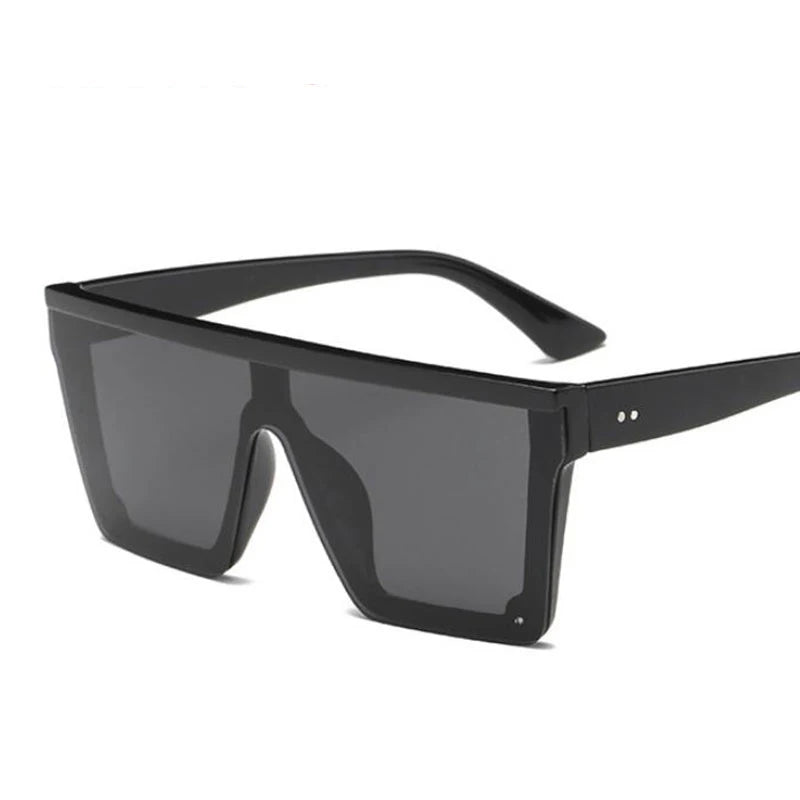 Male big black sunglasses Fashion Designer Mirror Pink Square Shades Men Summer Driving Glasses UV400 Women's Eyewear
