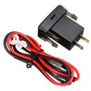 36W Dual-USB-Schnellladegerät QC3.0 Typ C+PD Armaturenbrett-Steckdose LED-Voltmeter für Toyota Hilux FJ Cruiser Honda